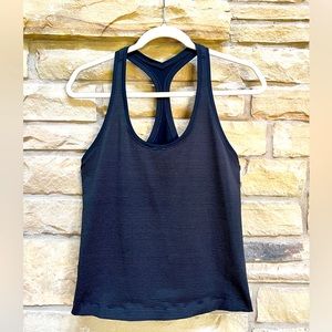 Lululemon black stripe tank